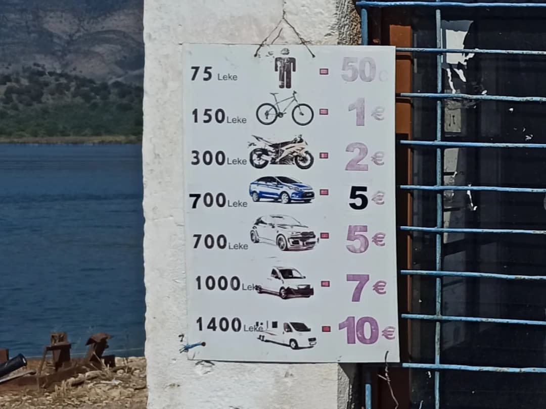 Prom na trasie Korfu-Butrint: rozkład, ceny i najważniejsze informacje 2025