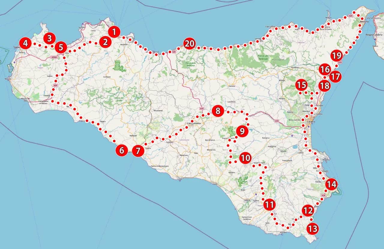 Sycylia: plan zwiedzania na 7 dni - najlepsze atrakcje wyspy