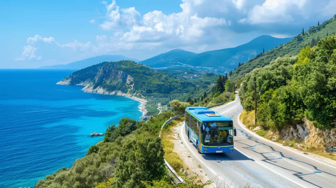 Autobusy na Korfu - jak działa transport publiczny na greckiej wyspie?